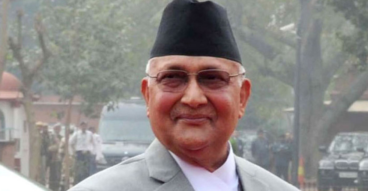 Nepal Prime Minister K P Sharma Oli 