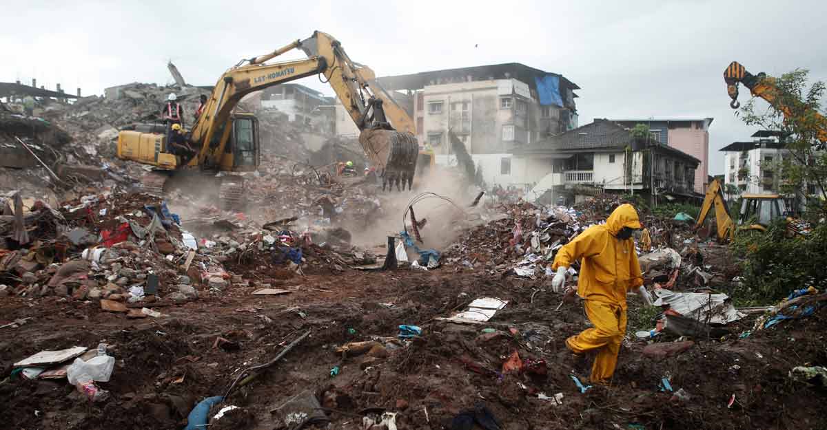 Eight dead in Maharashtra building collapse, four-year-old rescued; many still missing