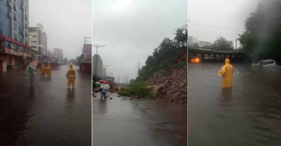 Heavy Rain Lashes Mumbai Local Train Services Road Traffic Hit India News Manorama