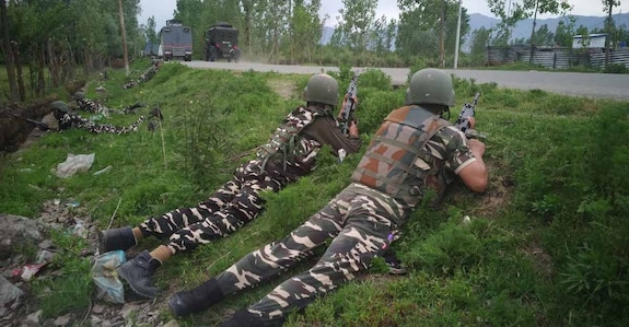 Four militants killed in separate encounters in J&K Four militants killed in separate encounters in J&K