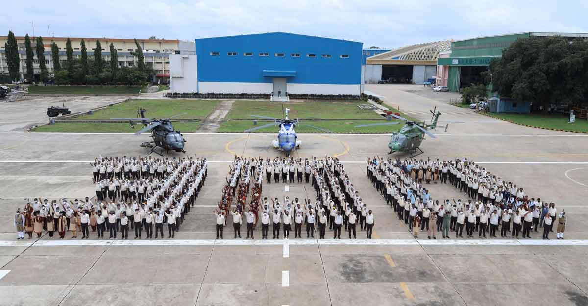 HAL roles out 300th Advanced Light Helicopter Dhruv HAL roles out 300th Advanced Light Helicopter Dhruv