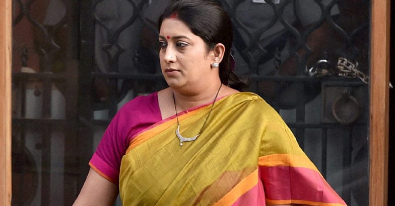 Smriti Irani back in the eye of a storm | Smriti Irani | Rohith Vemula ...