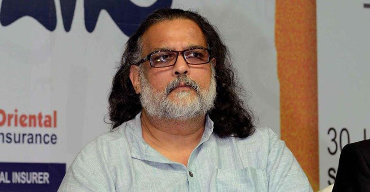 The author Tushar Gandhi.
