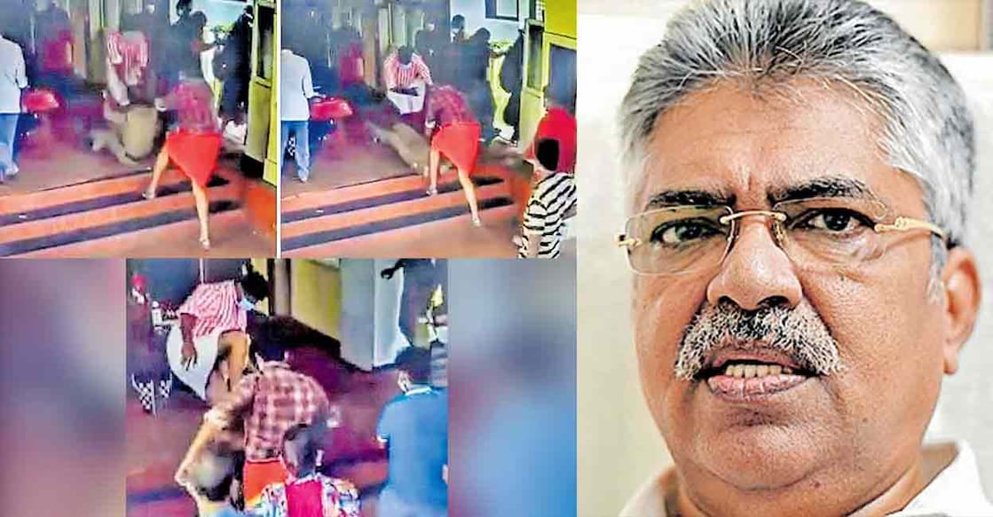 Visuals of attack on security guard at the Government Medical College in Kozhikode; Justice (Retd.) B Kemal Pasha 