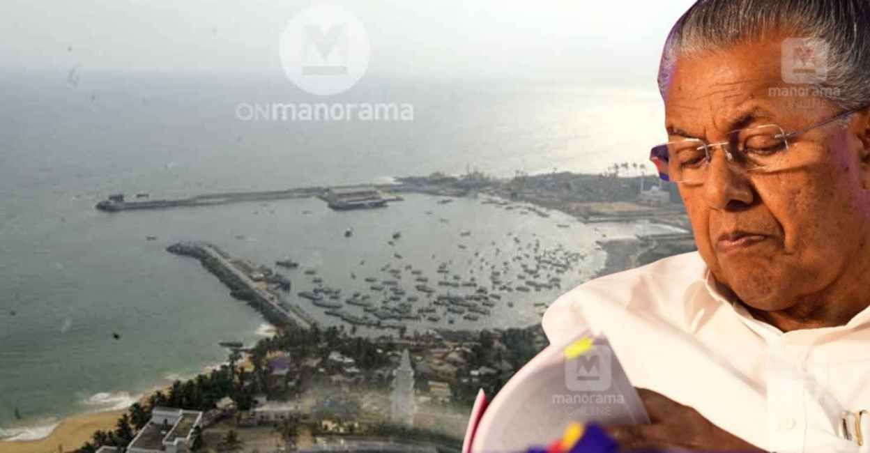 Vizhinjam port, Chief Minister Pinarayi Vijayan. Photos: Manorama