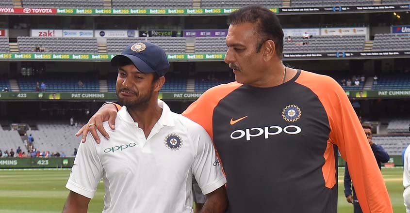 Vijay Shankar out of World Cup, Mayank Agarwal set to join team Vijay Shankar out of World Cup, Mayank Agarwal set to join team