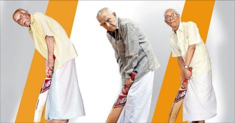 K K R Varma, P Ravi Achan and Kerala Varma Thampuran