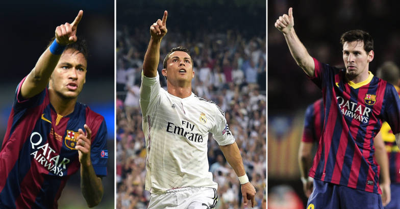 Messi, Ronaldo & Neymar in battle to be world's best