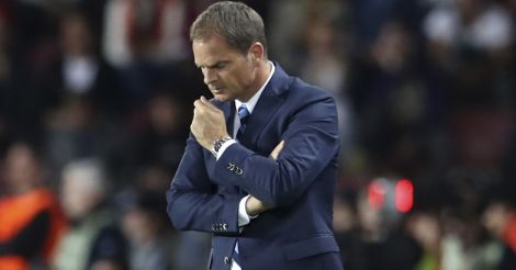 Inter Milan sacks coach Frank de Boer after 14 matches in charge