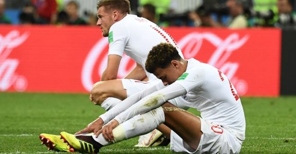 England's forward Jamie Vardy and England's midfielder Dele Alli England's forward Jamie Vardy and England's midfielder Dele Alli