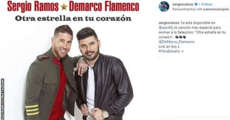 Ramos releases Spain's World Cup anthem