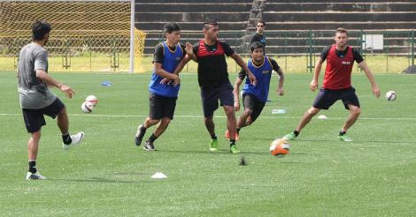 Kerala Blasters' training session