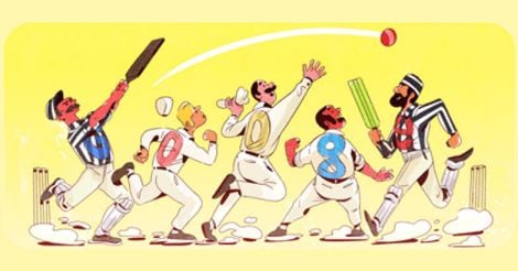 Google Doodle celebrates 140 years of Test cricket