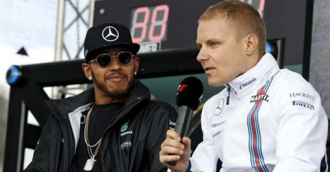 Hamilton and Bottas