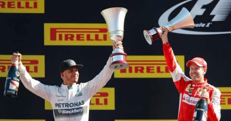 Hamilton wins Italian GP, Vettel 2nd