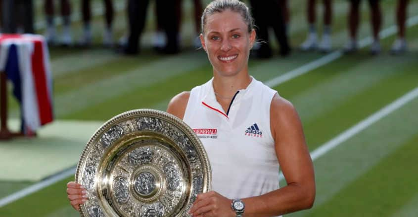 Kerber stuns Serena for maiden Wimbledon title | Angelique Kerber ...