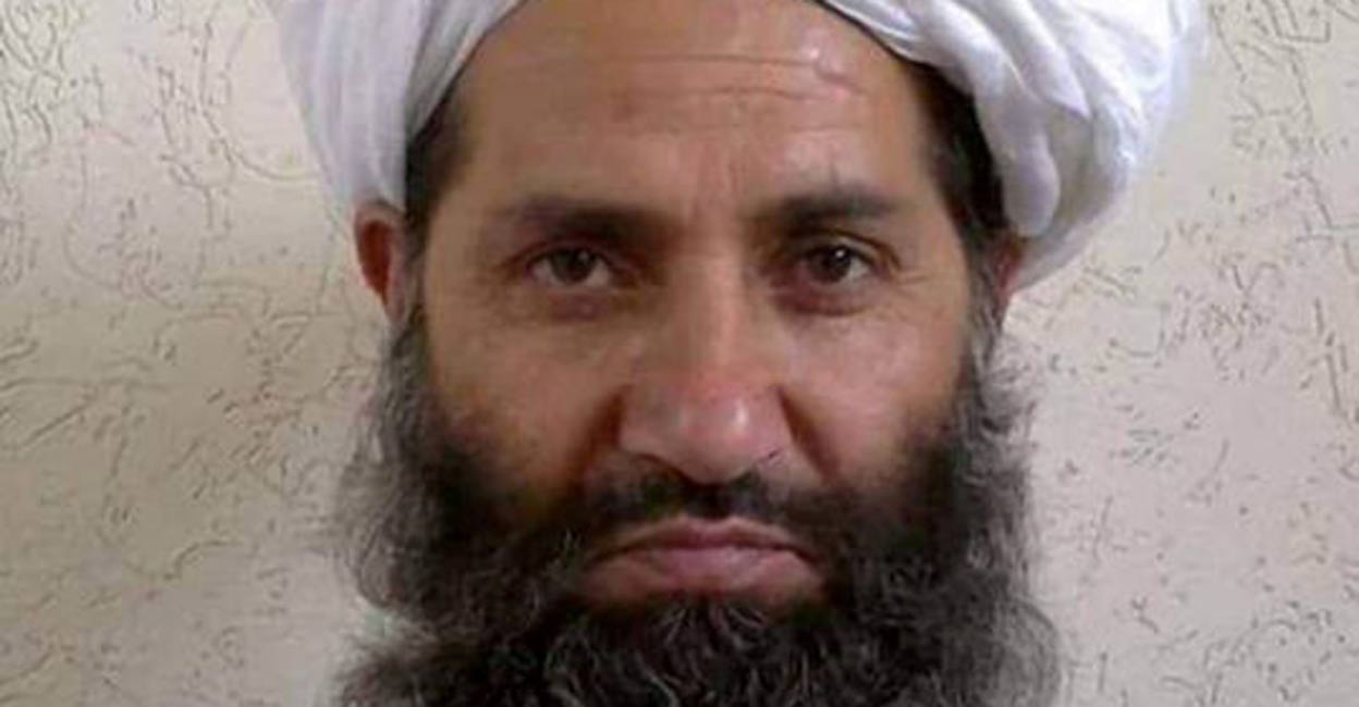 Mullah Haibatullah Akhundzada Taliban leader Mullah Haibatullah Akhundzada is seen in an undated photograph, posted on a Taliban Twitter feed on May 25, 2016, and identified separately by several Taliban officials, who declined to be named. Social Media/File Photo