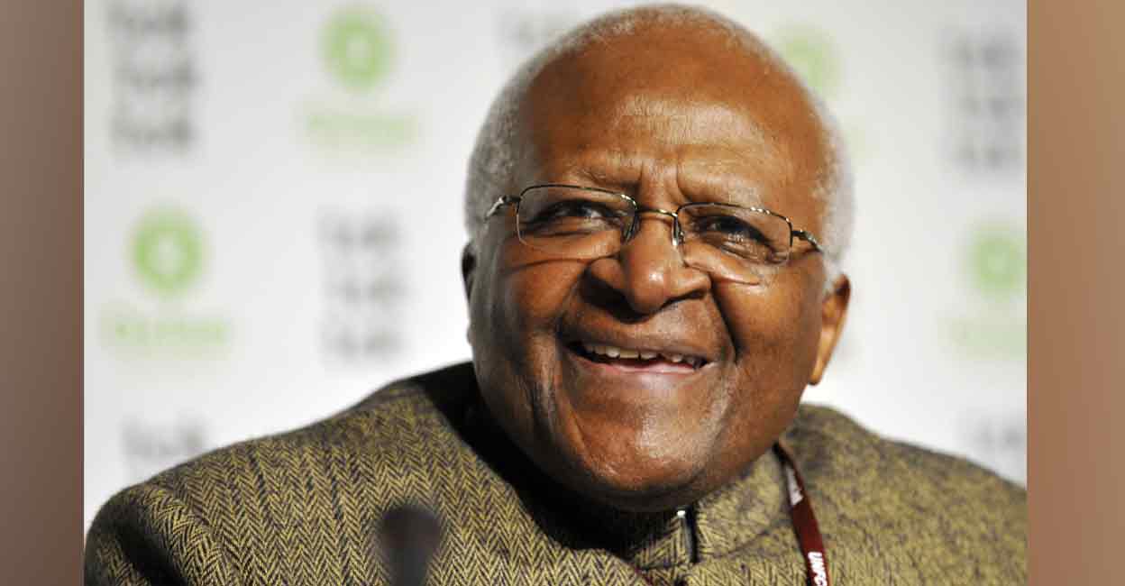 Desmond Tutu at the COP15 - United Nations Climate Change Conference at Copenhagen on December 15, 2009. Photo: AFP