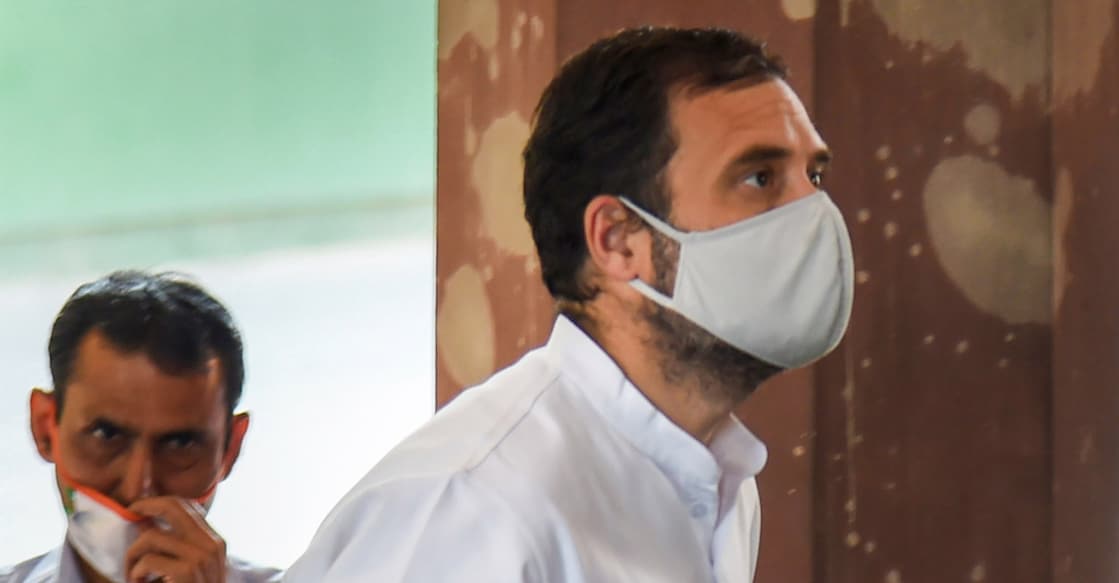 Rahul Gandhi Congress leader Rahul Gandhi during the second part of the Budget Session of Parliament, in New Delhi, March 15, 2022. Photo: PTI/Shahbaz Khan
