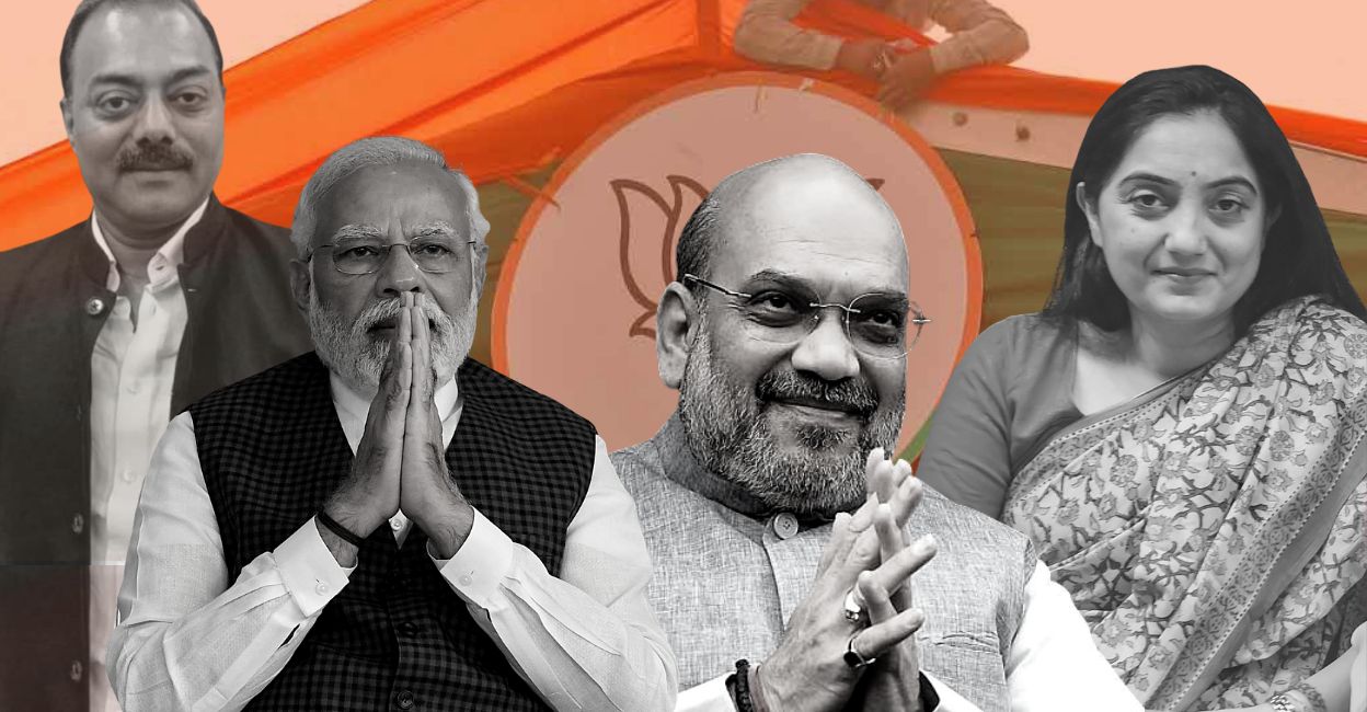 nupur-sharma-jindal-modi-shah Creative: Onmanorama