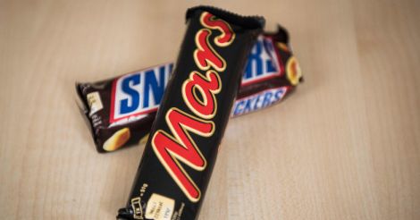 Mars and Snickers bars