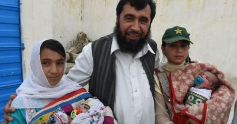 Pakistani father of 35 aims for 100 children