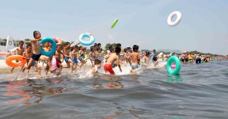 In Kim Jong Un's summer palace, fun meets guns