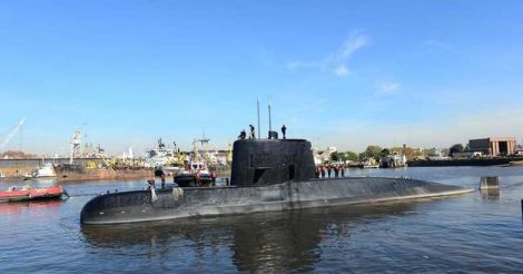 Explosion occurred on missing submarine, says Argentine navy
