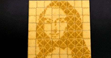 World's smallest Mona Lisa 'painted' with DNA 