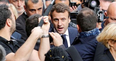 French presidential candidate Macron claims massive hack as emails leaked