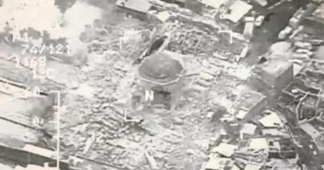 Islamic State blows up historic Mosul mosque where it declared 'caliphate': Iraqi military