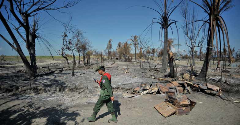 Grave of 28 Hindus killed by Rohingya militants found in Rakhine