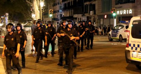 Van mows down crowd in Barcelona, 13 reported killed