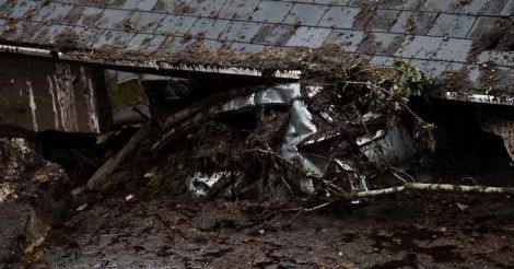 As the earth came tumbling down: Irish woman has miraculous escape after landslide hits house