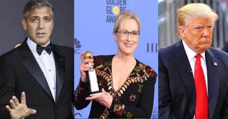 Clooney blasts Trump for calling Meryl Streep overrated