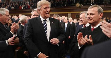 Trump's first address to US Congress