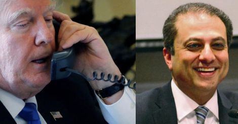 Trump tried to call Bharara before firing him: officials