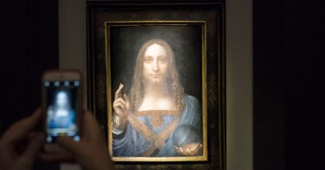 Da Vinci painting sells for record $450mn