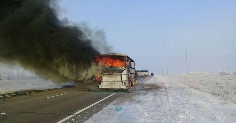 Bus fire kills 52 Uzbeks traveling in Kazakhstan
