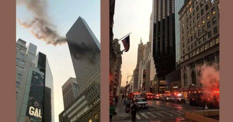 Two injured in fire at New York's Trump Tower