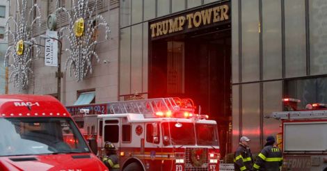 Two injured in fire at New York's Trump Tower
