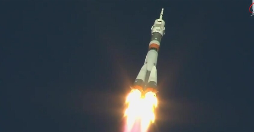 Soyuz spacecraft headed to ISS fails mid air, crew safe | Rocket launch ...