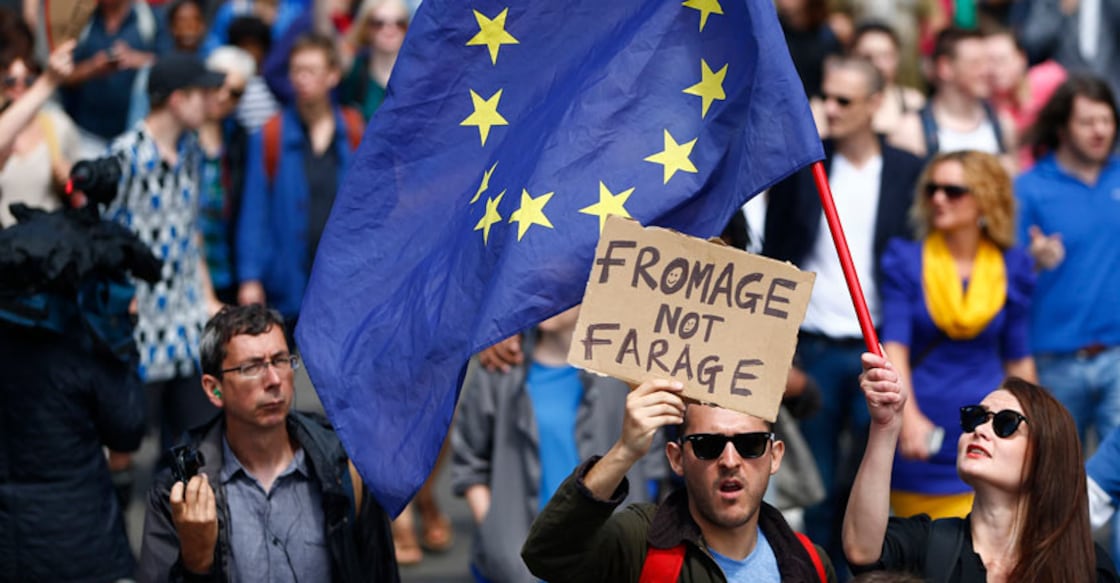 Massive protests in London demand second Brexit vote Massive protests in London demand second Brexit vote