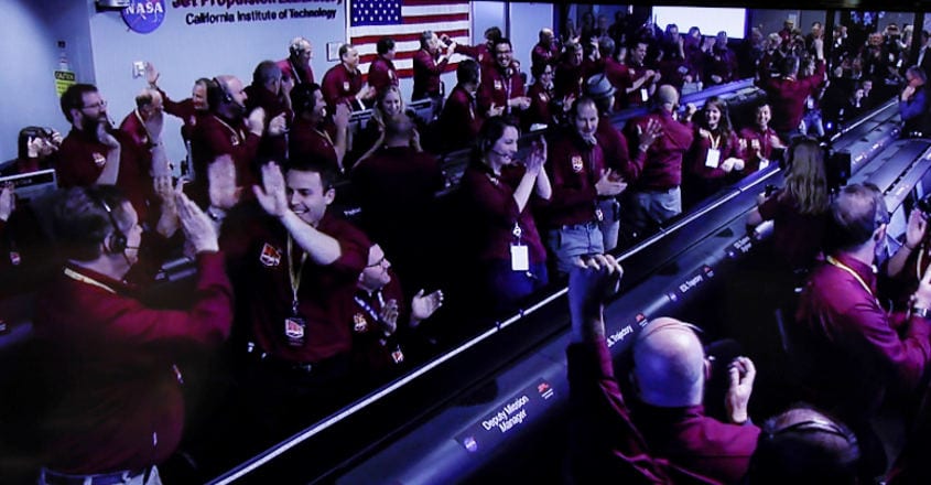 NASA's InSight touches down on Mars NASA's InSight touches down on Mars