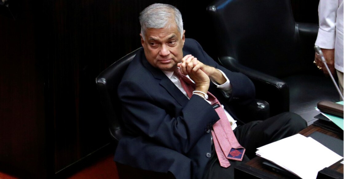 Sri Lanka's Wickremesinghe sworn in PM Sri Lanka's Wickremesinghe sworn in PM