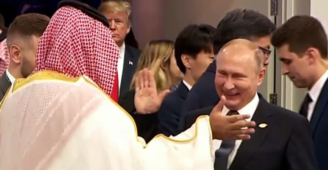 When Saudi prince-Putin's high-five grabbed the eyeballs