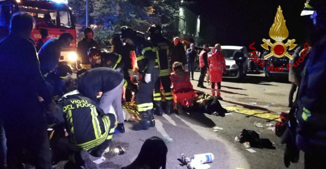 Five teenagers crushed to death in Italy nightclub stampede