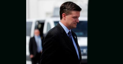 He choked and punched me: Trump aide resigns after ex-wife raises abuse charges