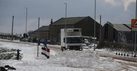 Snowstorms shut down Ireland, Britain calls in army for hospitals