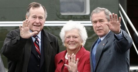 Barbara Bush, wife and mother of US presidents, dies at 92